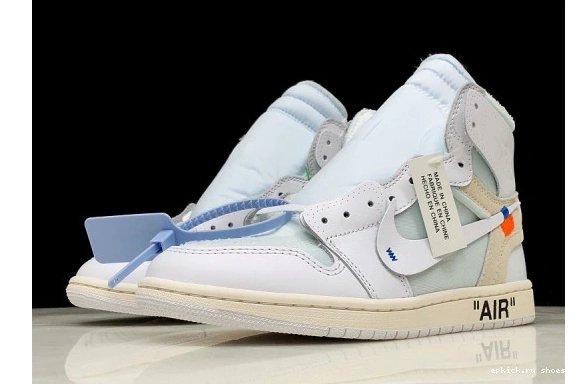Cheap EP Air 1 High Jordan AQ0818-100 O-W  White Retro 100 AQ0818 0601